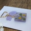 Porte-clés violet marguerite – Image 2