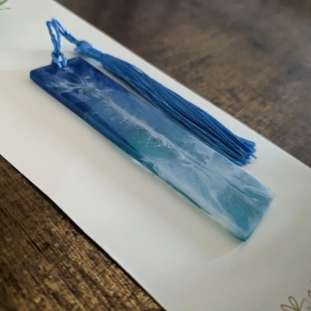 Marque-pages Bleu mer océan – Image 2