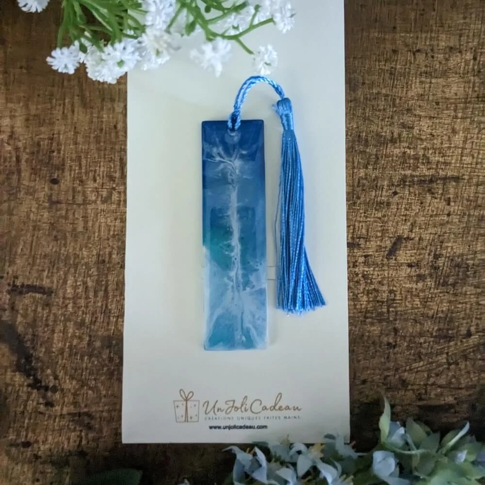 Marque-pages Bleu mer océan