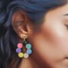 Boucles d'Oreilles Multicolores – Image 4